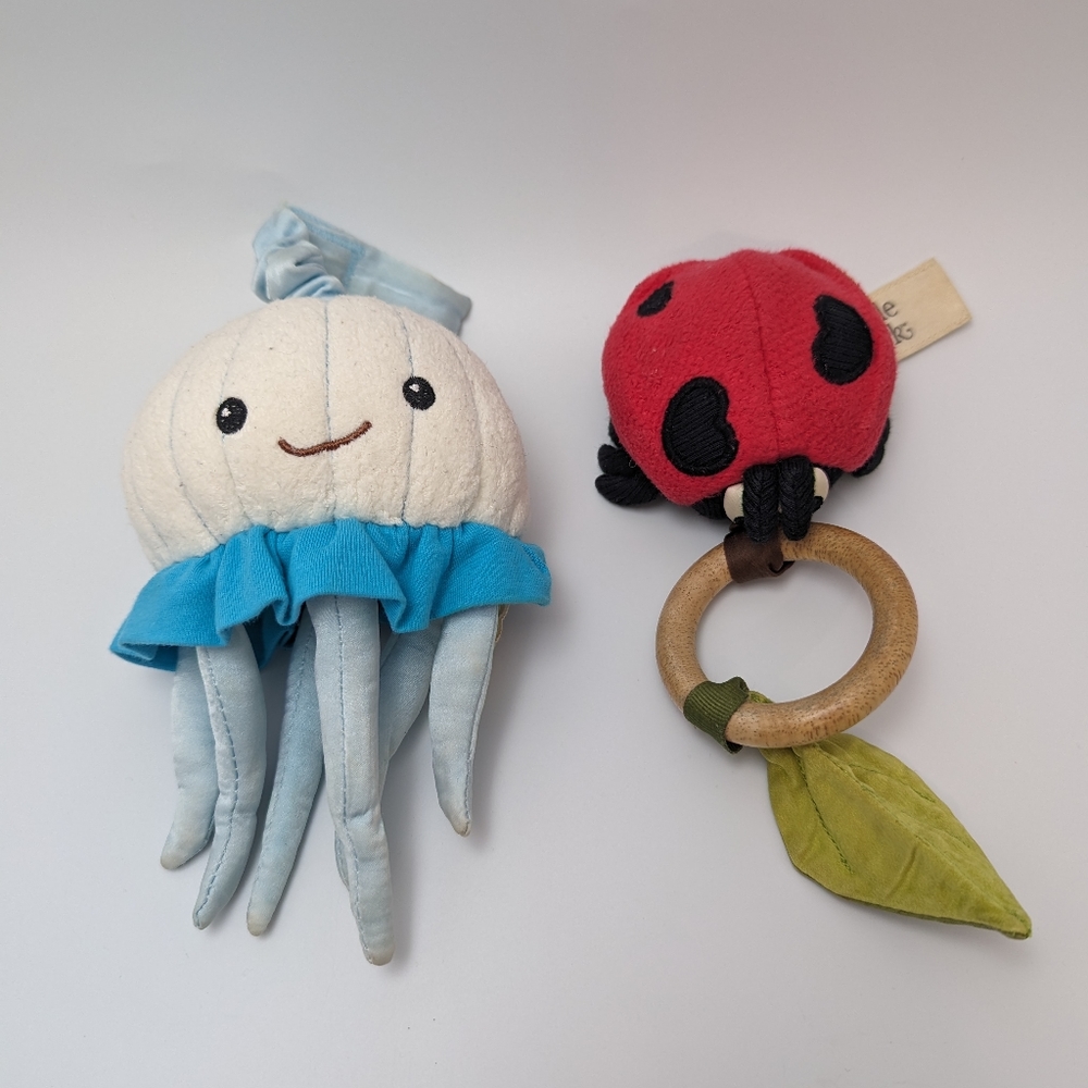 Apple Park Vibrating Ladybug & Octopus Toys - Picture 1 of 12